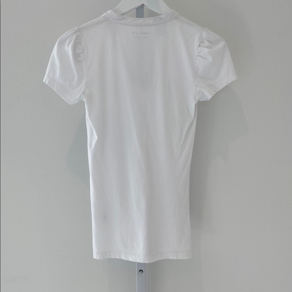 STEPHANIE B WHITE TUXEDO TEE SHIRT SMALL NWOTS! - Picture 8 of 16